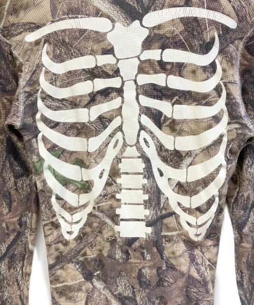 Hanes（ヘインズ）Hanes (ヘインズ) SUPREME (シュプリーム) Bone Thermal Crew オリーブ サイズ:Mの古着・服飾アイテム