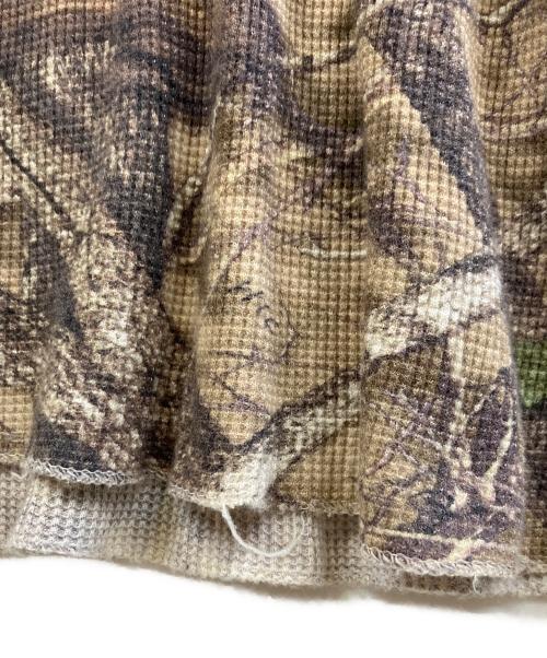 Hanes（ヘインズ）Hanes (ヘインズ) SUPREME (シュプリーム) Bone Thermal Crew オリーブ サイズ:Mの古着・服飾アイテム