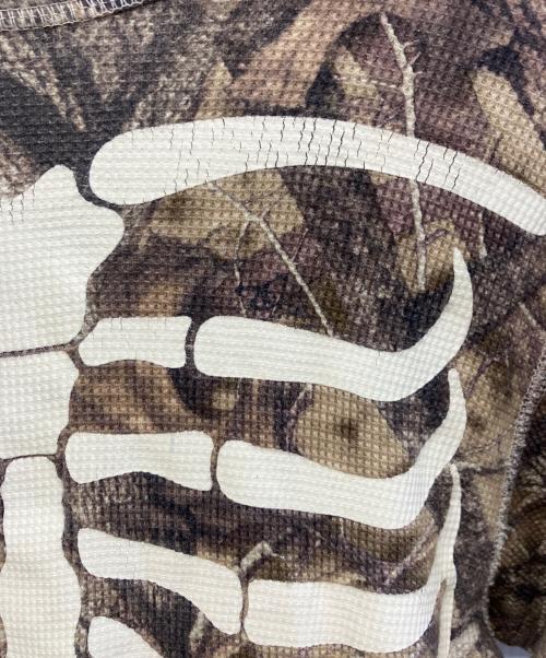 Hanes（ヘインズ）Hanes (ヘインズ) SUPREME (シュプリーム) Bone Thermal Crew オリーブ サイズ:Mの古着・服飾アイテム