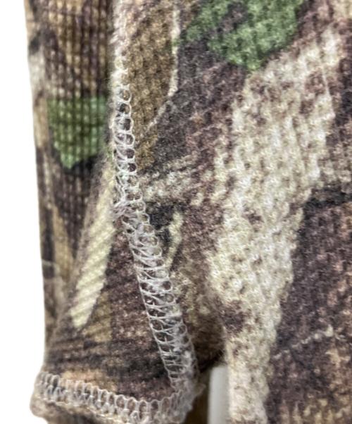 Hanes（ヘインズ）Hanes (ヘインズ) SUPREME (シュプリーム) Bone Thermal Crew オリーブ サイズ:Mの古着・服飾アイテム