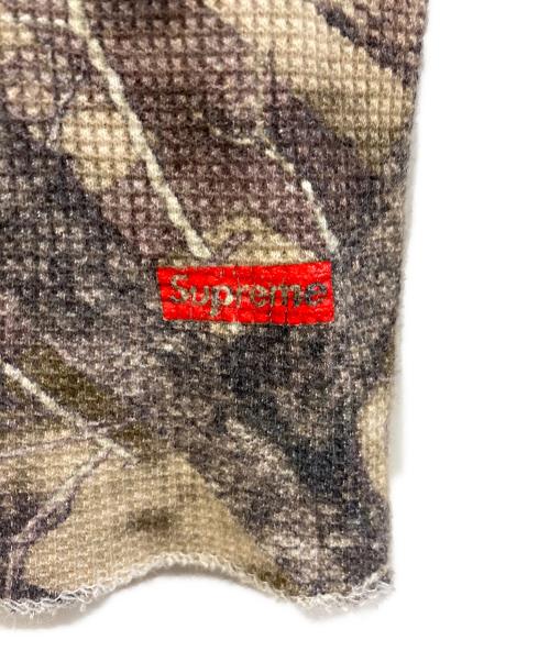 Hanes（ヘインズ）Hanes (ヘインズ) SUPREME (シュプリーム) Bone Thermal Crew オリーブ サイズ:Mの古着・服飾アイテム