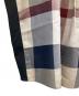BURBERRY BLUE LABEL (バーバリー ブルー レーベル) 半袖カットソー ブラック×ブラウン サイズ:38：6000円