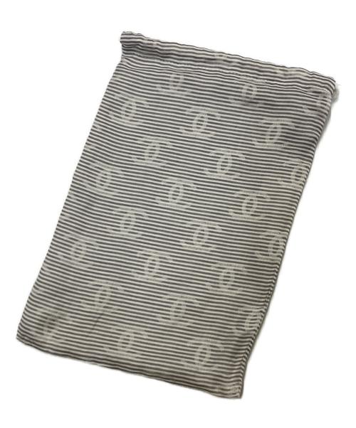 CHANEL（シャネル）CHANEL (シャネル) ショール ライトグレー×ホワイトの古着・服飾アイテム
