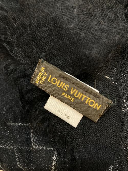 LOUIS VUITTON（ルイ ヴィトン）LOUIS VUITTON (ルイ ヴィトン) ショール ブラックの古着・服飾アイテム
