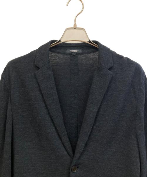 BURBERRY LONDON（バーバリーロンドン）BURBERRY LONDON (バーバリーロンドン) 2Bシングルニットジャケット ブラック サイズ:Lの古着・服飾アイテム