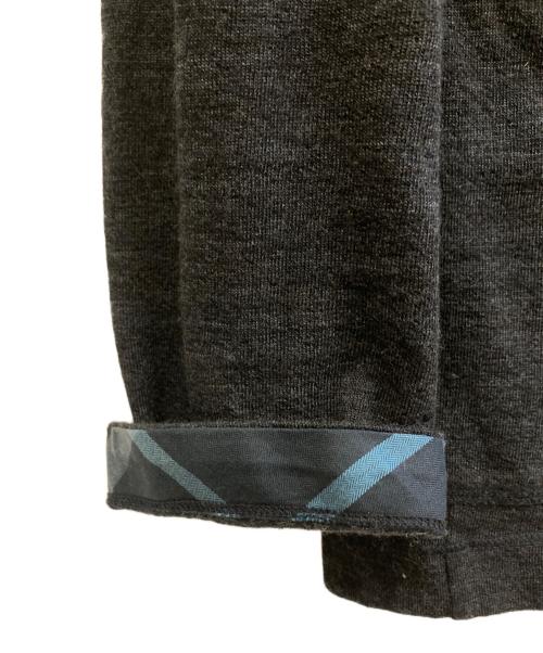 BURBERRY LONDON（バーバリーロンドン）BURBERRY LONDON (バーバリーロンドン) 2Bシングルニットジャケット ブラック サイズ:Lの古着・服飾アイテム