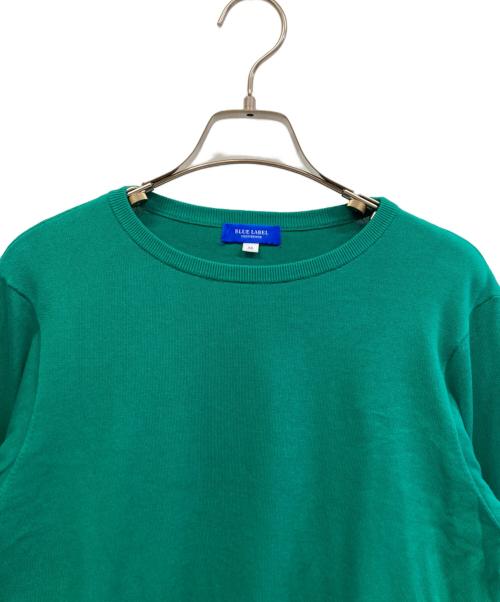 BLUE LABEL CRESTBRIDGE（ブルーレーベルクレストブリッジ）BLUE LABEL CRESTBRIDGE (ブルーレーベルクレストブリッジ) 薄手ニット グリーン サイズ:38の古着・服飾アイテム