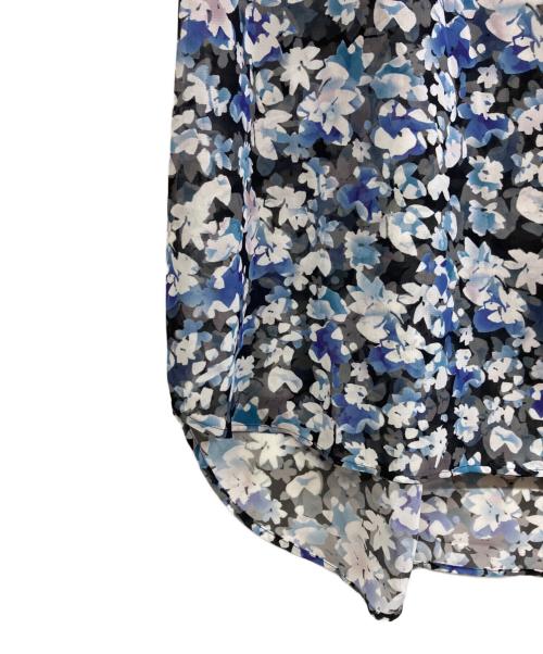 BLUE LABEL CRESTBRIDGE（ブルーレーベルクレストブリッジ）BLUE LABEL CRESTBRIDGE (ブルーレーベルクレストブリッジ) 半袖ブラウス ブルー サイズ:38 未使用品の古着・服飾アイテム
