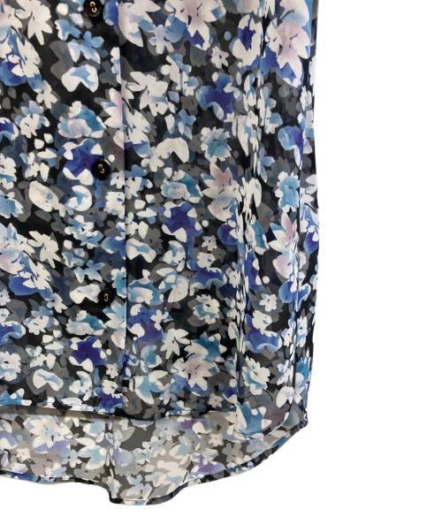 BLUE LABEL CRESTBRIDGE（ブルーレーベルクレストブリッジ）BLUE LABEL CRESTBRIDGE (ブルーレーベルクレストブリッジ) 半袖ブラウス ブルー サイズ:38 未使用品の古着・服飾アイテム
