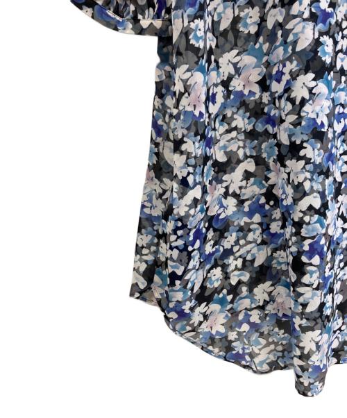 BLUE LABEL CRESTBRIDGE（ブルーレーベルクレストブリッジ）BLUE LABEL CRESTBRIDGE (ブルーレーベルクレストブリッジ) 半袖ブラウス ブルー サイズ:38 未使用品の古着・服飾アイテム