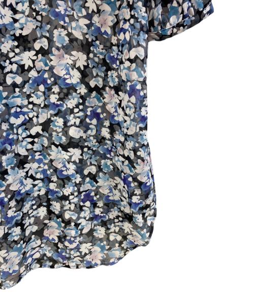 BLUE LABEL CRESTBRIDGE（ブルーレーベルクレストブリッジ）BLUE LABEL CRESTBRIDGE (ブルーレーベルクレストブリッジ) 半袖ブラウス ブルー サイズ:38 未使用品の古着・服飾アイテム