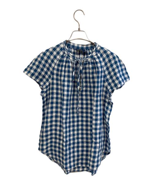 POLO RALPH LAUREN（ポロ・ラルフローレン）POLO RALPH LAUREN (ポロ・ラルフローレン) 半袖ブラウス ブルー サイズ:Mの古着・服飾アイテム