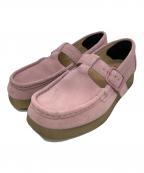 CLARKSクラークス）の古着「モカシンシューズ」｜ピンク