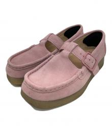 CLARKS（クラークス）の古着「モカシンシューズ」｜ピンク