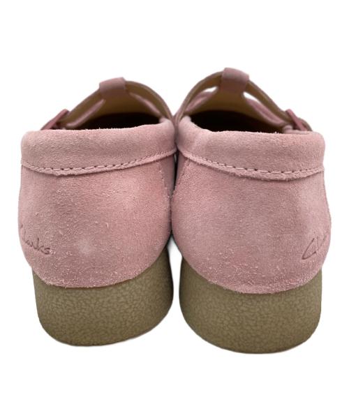 CLARKS（クラークス）CLARKS (クラークス) モカシンシューズ ピンク サイズ:36の古着・服飾アイテム