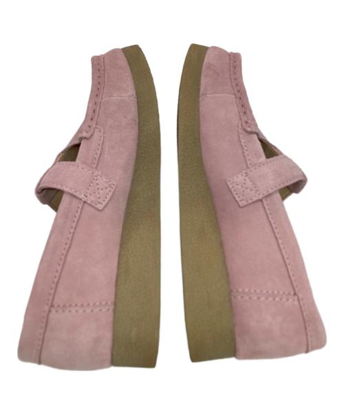 CLARKS（クラークス）CLARKS (クラークス) モカシンシューズ ピンク サイズ:36の古着・服飾アイテム