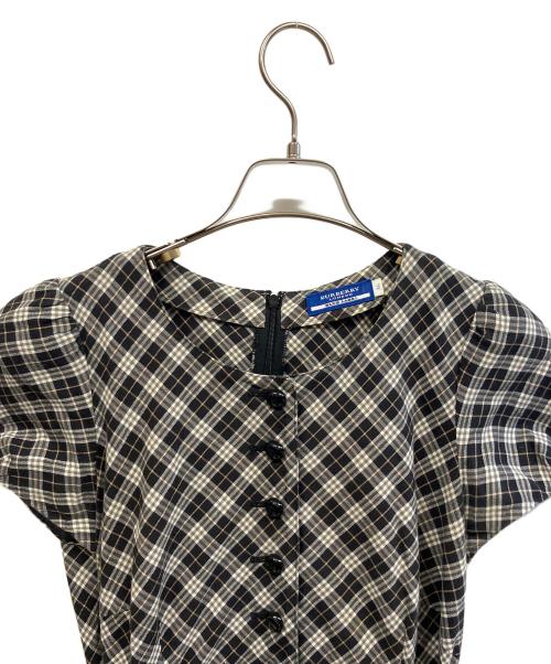 BURBERRY BLUE LABEL（バーバリー ブルー レーベル）BURBERRY BLUE LABEL (バーバリー ブルー レーベル) 半袖ワンピース ブラック サイズ:36の古着・服飾アイテム