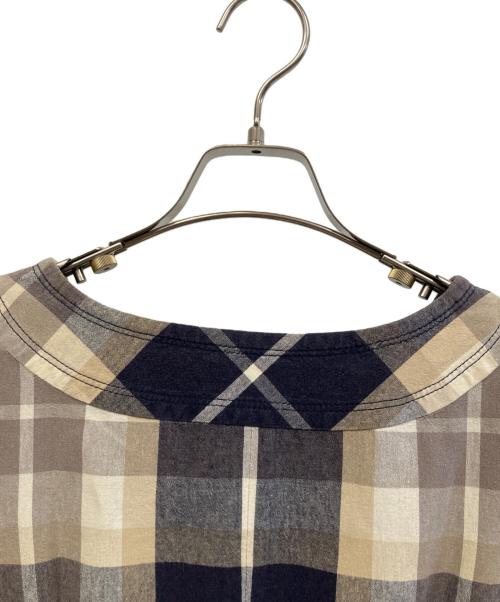 BURBERRY BLUE LABEL（バーバリー ブルー レーベル）BURBERRY BLUE LABEL (バーバリー ブルー レーベル) 半袖ワンピース ブラウン サイズ:36の古着・服飾アイテム