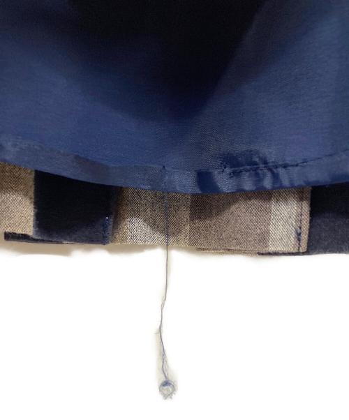 BURBERRY BLUE LABEL（バーバリー ブルー レーベル）BURBERRY BLUE LABEL (バーバリー ブルー レーベル) 半袖ワンピース ブラウン サイズ:36の古着・服飾アイテム