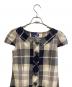 中古・古着 BURBERRY BLUE LABEL (バーバリー ブルー レーベル) 半袖ワンピース ブラウン サイズ:36：6000円