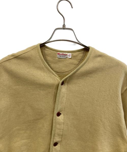 WAREHOUSE（ウエアハウス）WAREHOUSE (ウエアハウス) カーディガン イエロー サイズ:42の古着・服飾アイテム