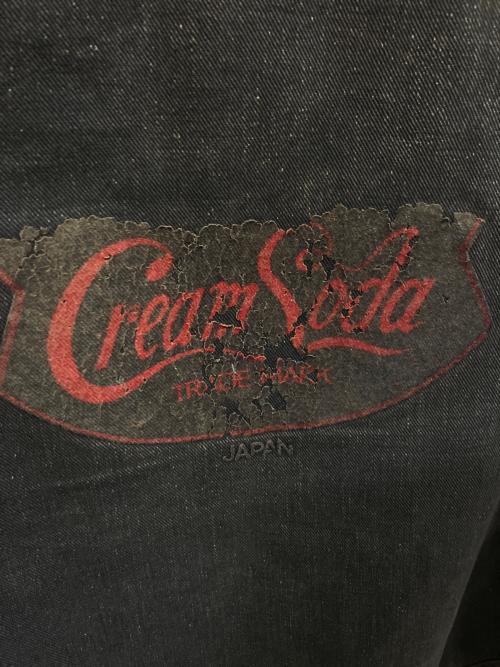 CREAM SODA（クリームソーダ）CREAM SODA (クリームソーダ) デニムジャケット ブラック サイズ:FREEの古着・服飾アイテム