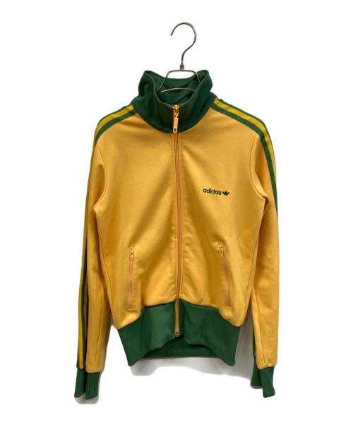 adidas（アディダス）adidas (アディダス) トラックジャケット イエロー×グリーン サイズ:36の古着・服飾アイテム