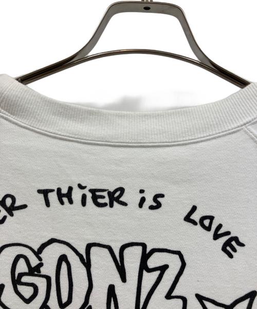 sacai（サカイ）sacai (サカイ) MARK GONZALES (マーク・ゴンザレス) スウェット ホワイト サイズ:3の古着・服飾アイテム