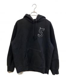 SUPREME（シュプリーム）の古着「プルオーバーパーカー Devil S Logo Hooded Sweatshirt 22AW」｜ブラック