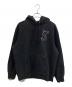 SUPREME（シュプリーム）の古着「プルオーバーパーカー Devil S Logo Hooded Sweatshirt 22AW」｜ブラック