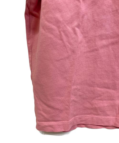 maison kitsune（メゾンキツネ）MAISON KITSUNE (メゾンキツネ) 半袖カットソー ピンク サイズ:Sの古着・服飾アイテム