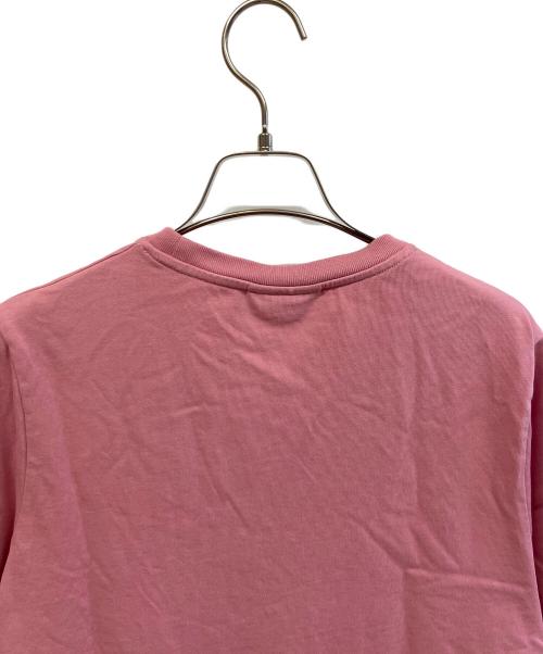 maison kitsune（メゾンキツネ）MAISON KITSUNE (メゾンキツネ) 半袖カットソー ピンク サイズ:Sの古着・服飾アイテム