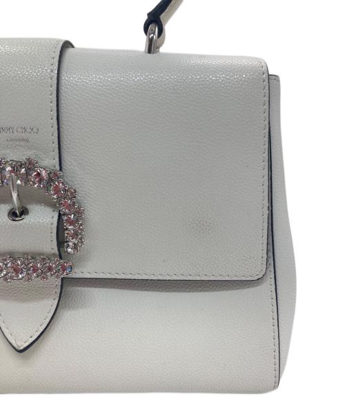 JIMMY CHOO（ジミーチュウ）JIMMY CHOO (ジミーチュウ) 2WAYバッグ ホワイトの古着・服飾アイテム