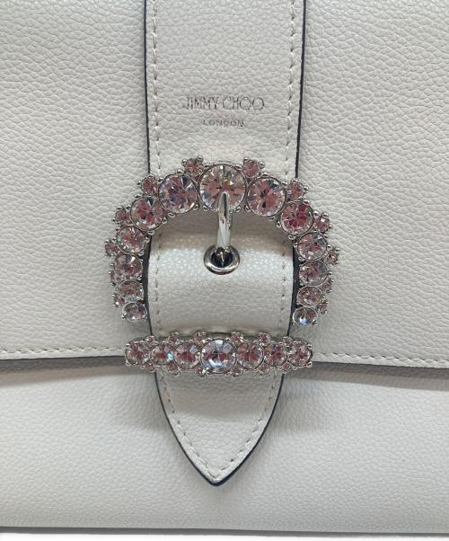 JIMMY CHOO（ジミーチュウ）JIMMY CHOO (ジミーチュウ) 2WAYバッグ ホワイトの古着・服飾アイテム