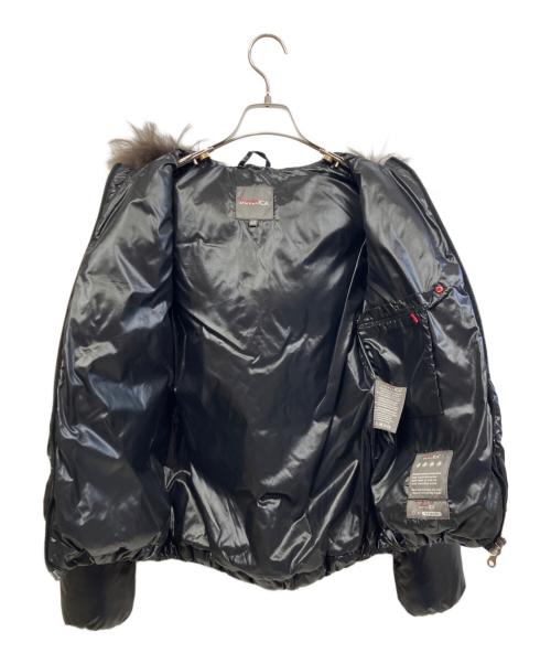 DUVETICA（デュベティカ）DUVETICA (デュベティカ) ファー付きダウンジャケット ブラック サイズ:42の古着・服飾アイテム