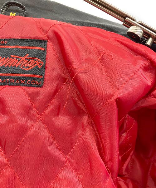 DAMMTRAX（ダムトラックス）DAMMTRAX (ダムトラックス) ライダースジャケット ブラック サイズ:Mの古着・服飾アイテム