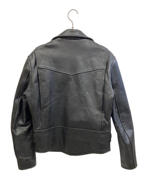 DAMMTRAX（ダムトラックス）DAMMTRAX (ダムトラックス) ライダースジャケット ブラック サイズ:Mの古着・服飾アイテム