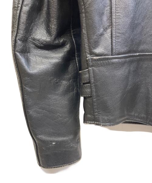 DAMMTRAX（ダムトラックス）DAMMTRAX (ダムトラックス) ライダースジャケット ブラック サイズ:Mの古着・服飾アイテム