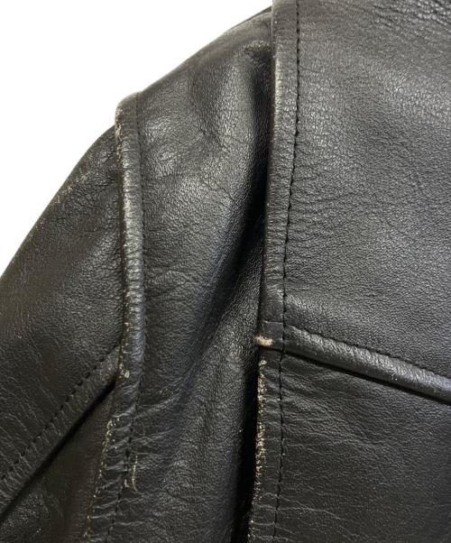 DAMMTRAX（ダムトラックス）DAMMTRAX (ダムトラックス) ライダースジャケット ブラック サイズ:Mの古着・服飾アイテム