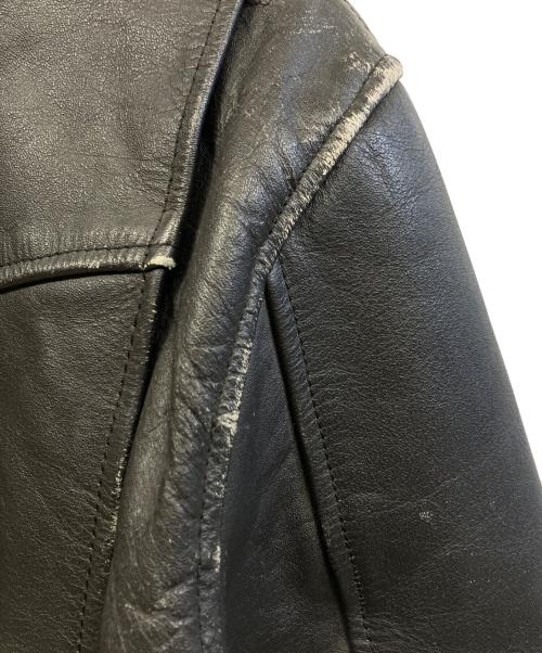 DAMMTRAX（ダムトラックス）DAMMTRAX (ダムトラックス) ライダースジャケット ブラック サイズ:Mの古着・服飾アイテム