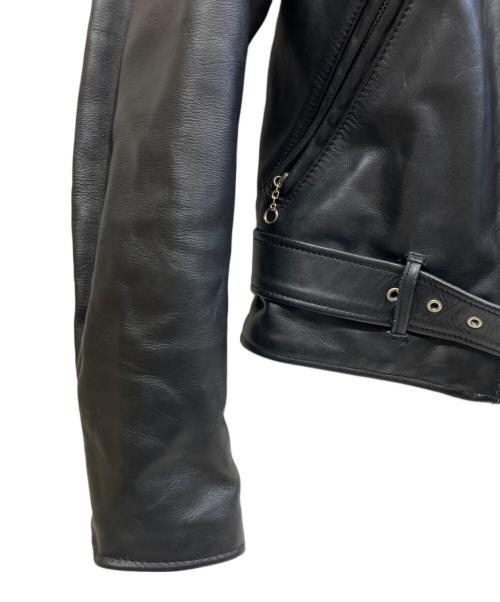 Schott（ショット）Schott (ショット) レザーライダースジャケット ブラック サイズ:36の古着・服飾アイテム