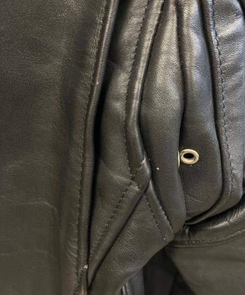 Schott（ショット）Schott (ショット) レザーライダースジャケット ブラック サイズ:36の古着・服飾アイテム