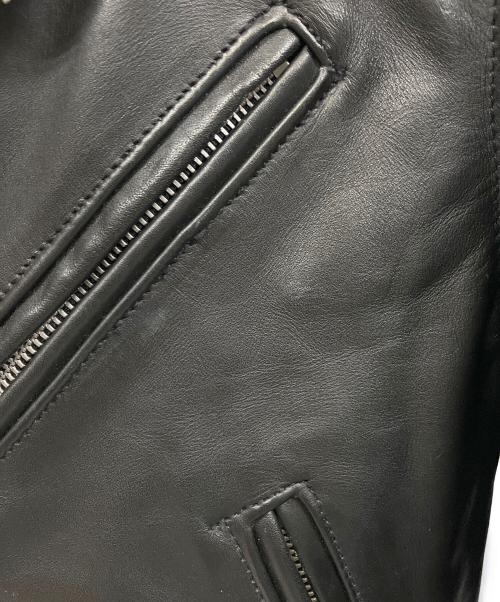 Schott（ショット）Schott (ショット) レザーライダースジャケット ブラック サイズ:36の古着・服飾アイテム