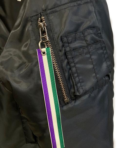 RADIO EVA（ラヂオエヴァ）RADIO EVA (ラヂオエヴァ) MA-1ジャケット ブラック サイズ:Mの古着・服飾アイテム