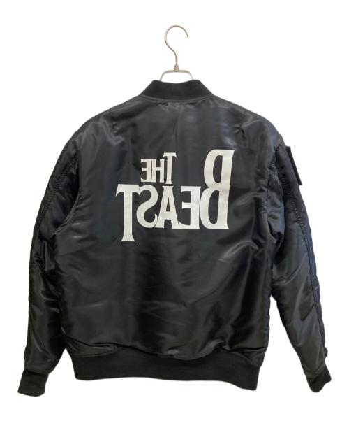 RADIO EVA（ラヂオエヴァ）RADIO EVA (ラヂオエヴァ) MA-1ジャケット ブラック サイズ:Mの古着・服飾アイテム