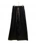 RICK OWENS（リックオウエンス）の古着「バギーパンツ」｜ブラック