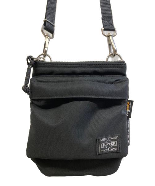 PORTER（ポーター）PORTER (ポーター) COMME des GARCONS HOMME (コムデギャルソン オム) ショルダーポーチ ブラックの古着・服飾アイテム