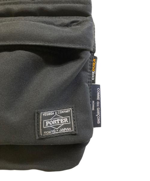 PORTER（ポーター）PORTER (ポーター) COMME des GARCONS HOMME (コムデギャルソン オム) ショルダーポーチ ブラックの古着・服飾アイテム