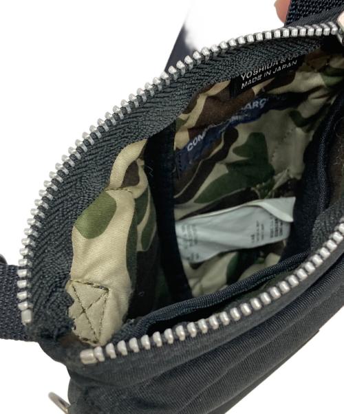 PORTER（ポーター）PORTER (ポーター) COMME des GARCONS HOMME (コムデギャルソン オム) ショルダーポーチ ブラックの古着・服飾アイテム