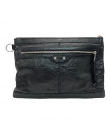 BALENCIAGA（バレンシアガ）の古着「クラッチバッグ」｜ブラック